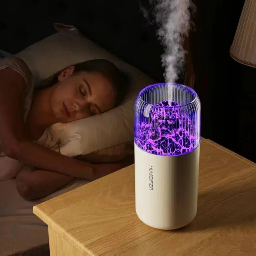 1 Pc White Air Humidifier - Creates a Pleasant Atmosphere With Luxurious Fragrance