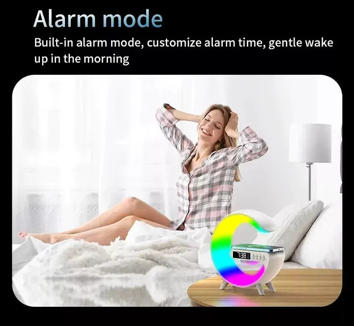 Mini G-Speaker Bluetooth RGB Lamp & Wireless Charging